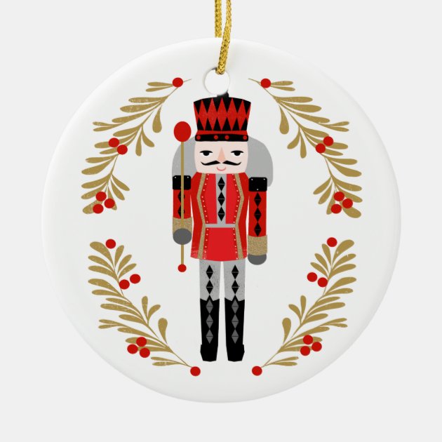 Nutcracker Christmas Prince Ceramic Ornament | Zazzle