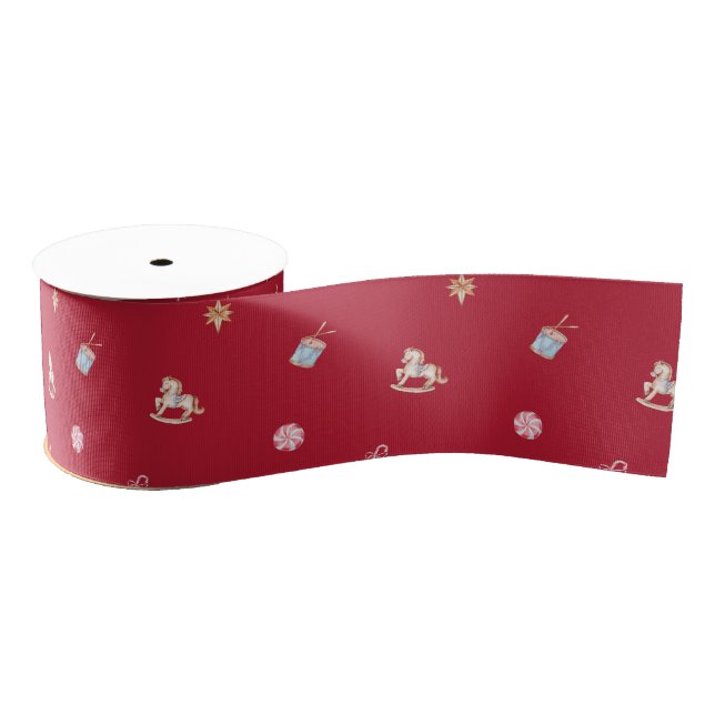 Nutcracker Christmas Ribbon (Spool)