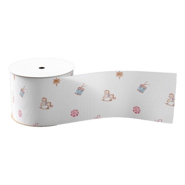 Nutcracker Christmas Ribbon (Spool)