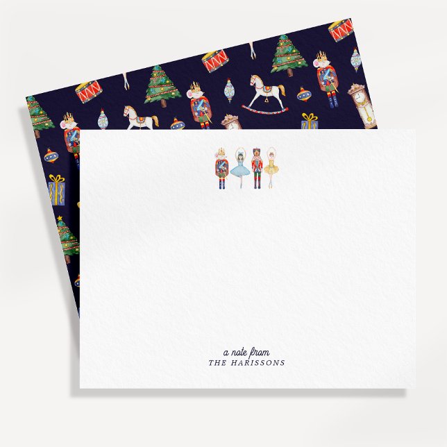 Nutcracker Christmas Stationery Note Card (Creator Uploaded)