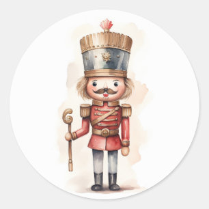 Nutcracker Christmas Stickers