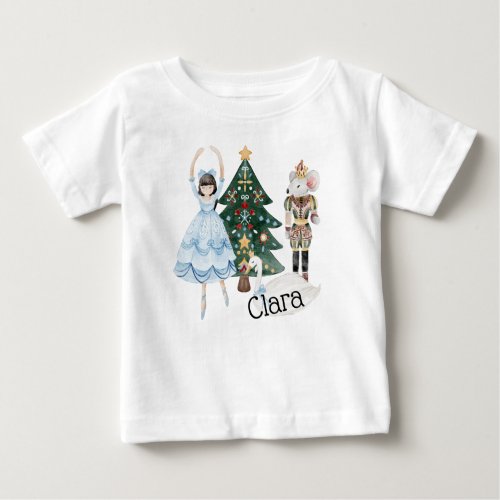 Nutcracker Christmas t_shirt with Clara