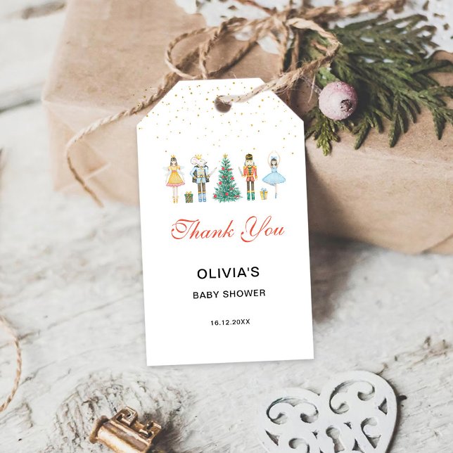 Nutcracker Christmas Thank You Gift Tags (Creator Uploaded)