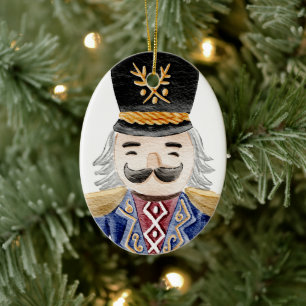 Nutcracker Christmas Tree Ceramic ornament