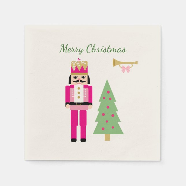 Nutcracker, Christmas tree Napkins (Front)