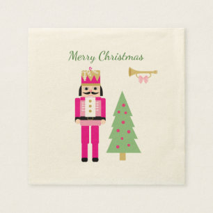 Nutcracker, Christmas tree Napkins