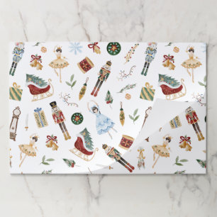 Nutcracker Christmas whimsical sugar plum fairy Paper Pad