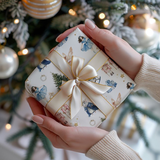 Nutcracker Christmas  Wrapping Paper (Christmas Nutcracker Ballet Gift Wrap)