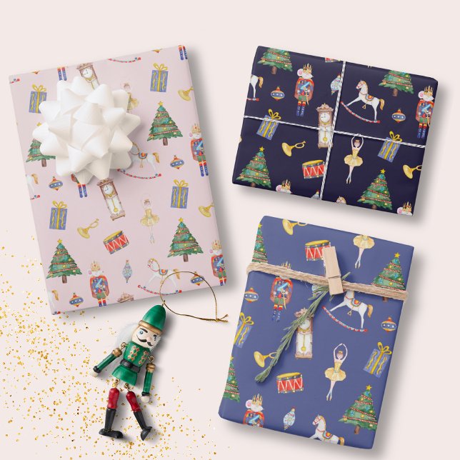 Nutcracker christmas wrapping paper sheets (Creator Uploaded)