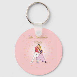 nutcracker-clara and her prince(pink) keychain