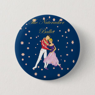 nutcracker-clara & her prince button