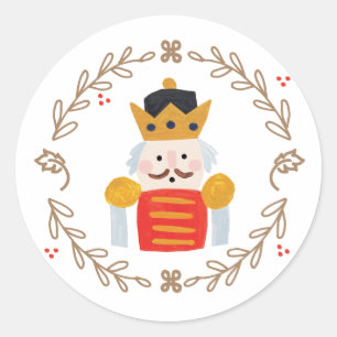 Nutcracker Classic Round Sticker