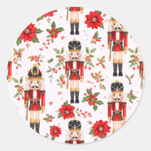 Nutcracker Classic Round Sticker