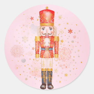 Nutcracker Classic Round Sticker