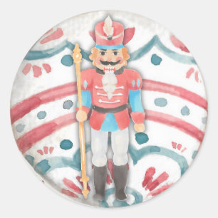 Nutcracker Classic Round Sticker