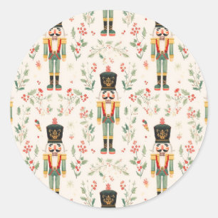 Nutcracker Classic Round Sticker