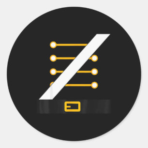 Nutcracker Costume Uniform Matching Toy Soldier Ha Classic Round Sticker