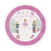 Nutcracker Cupcake Topper - The Land of Sweets -  Edible Frosting Rounds (Front)