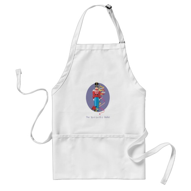 Nutcracker Dance Ballet Performance Congratulation Adult Apron (Front)