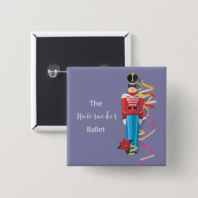 Nutcracker Dance Ballet Performance Congratulation Button (Front & Back)