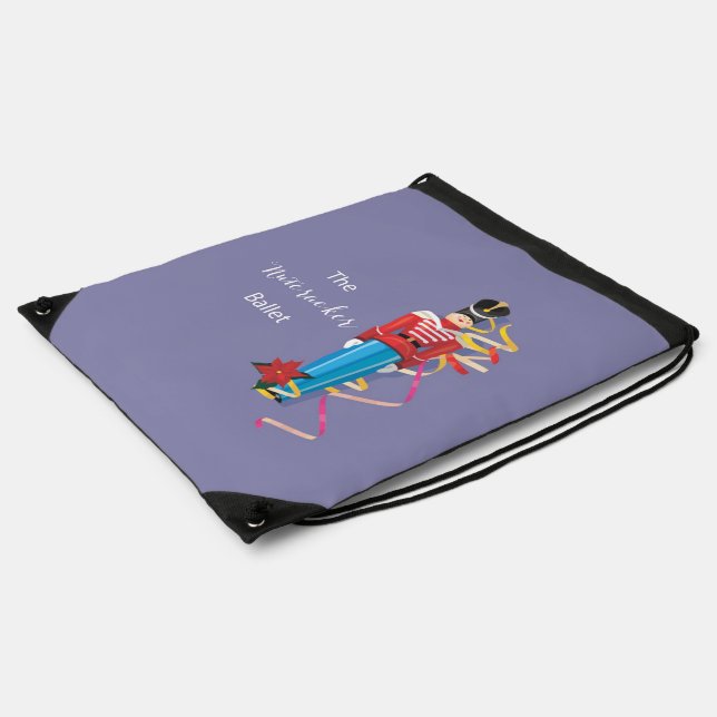 Nutcracker Dance Ballet Performance Congratulation Drawstring Bag (Side)