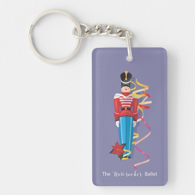 Nutcracker Dance Ballet Performance Congratulation Keychain (Front)