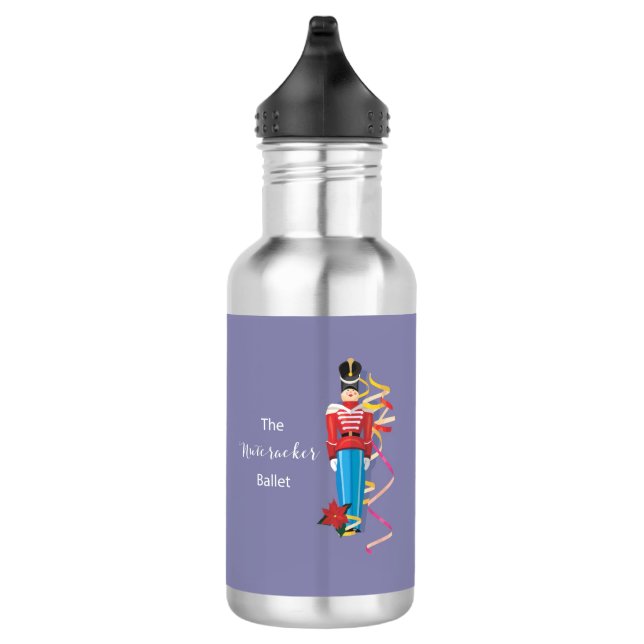 Nutcracker Dance Ballet Performance Congratulation Stainless Steel Water Bottle (Right)
