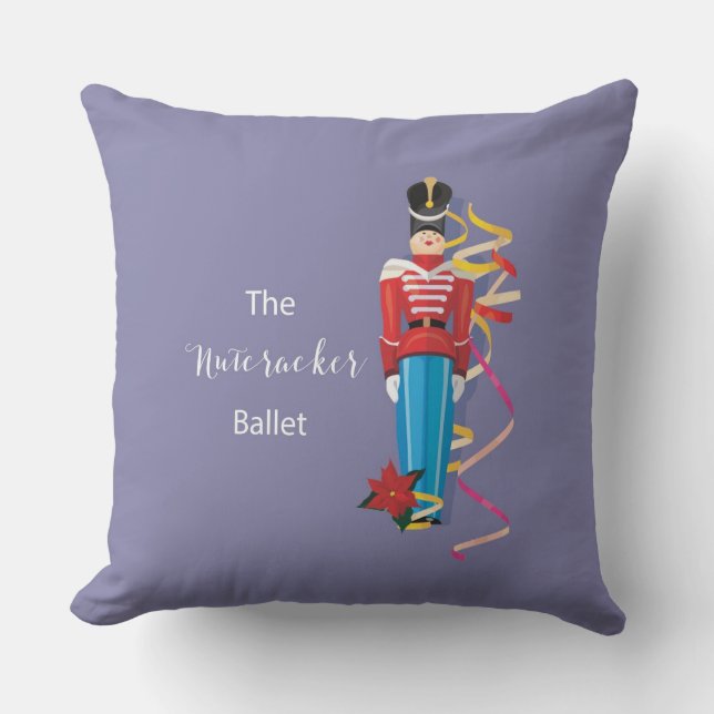 Nutcracker Dance Ballet Performance Congratulation Throw Pillow (Front)