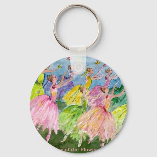 Nutcracker Dance of the Flowers Keychain