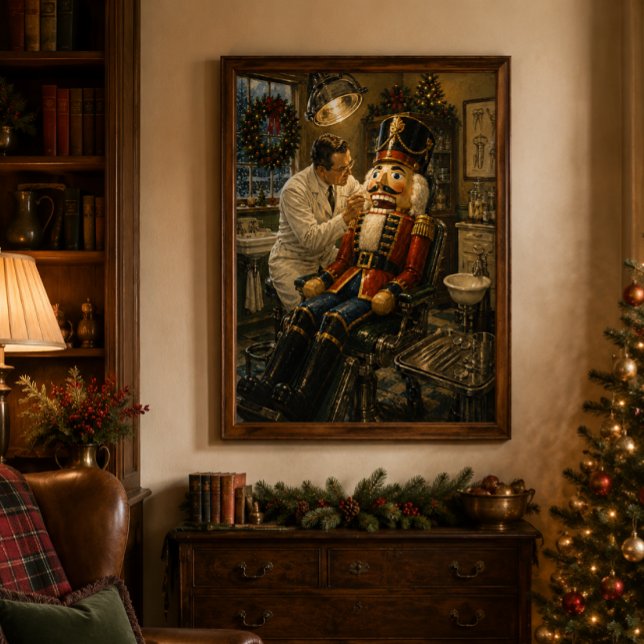 Nutcracker Dentist Christmas Gallery Wrap (Creator Uploaded)