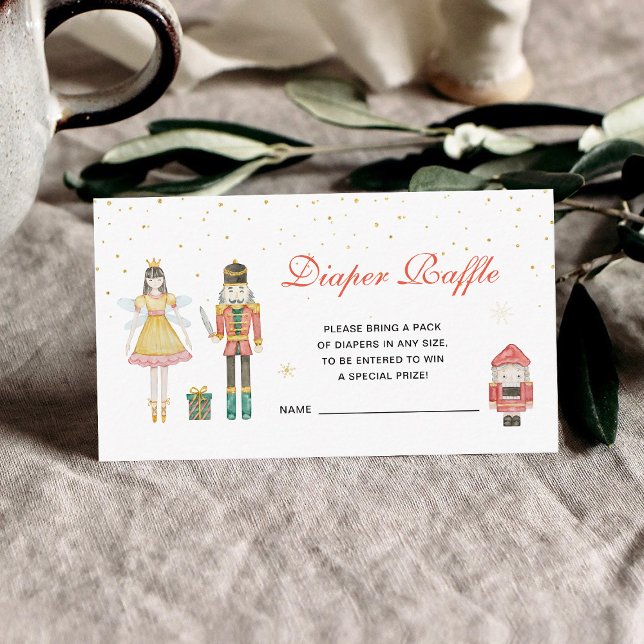 Nutcracker Diaper Raffle Enclosure Card (Creator Uploaded)