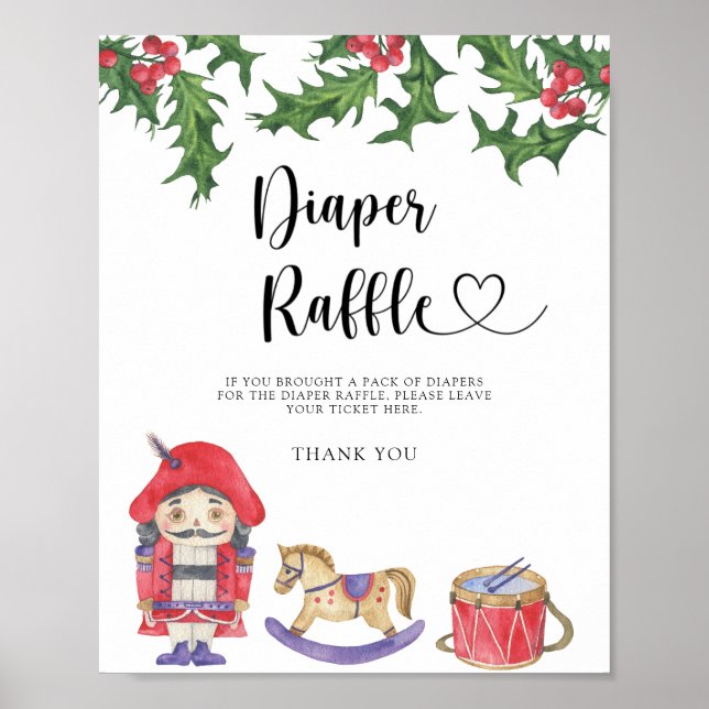 Nutcracker - diaper raffle poster (Front)