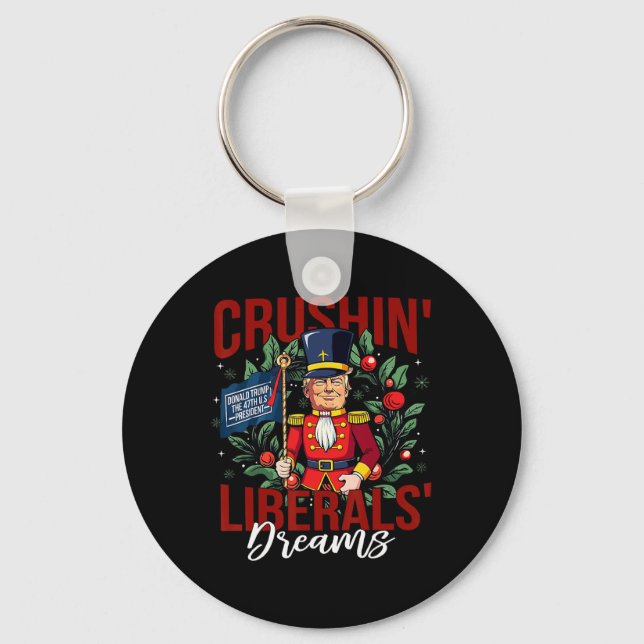 Nutcracker Donald Trump The 47th President Funny H Keychain (Front)