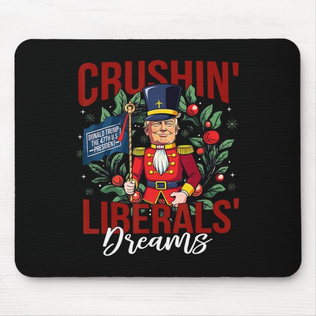 Nutcracker Donald Trump The 47th President Funny H Mouse Pad (Front)