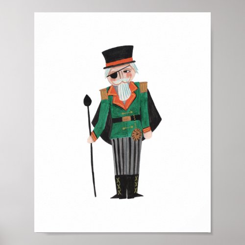 Nutcracker  Drosselmeyer  Poster  Art Print