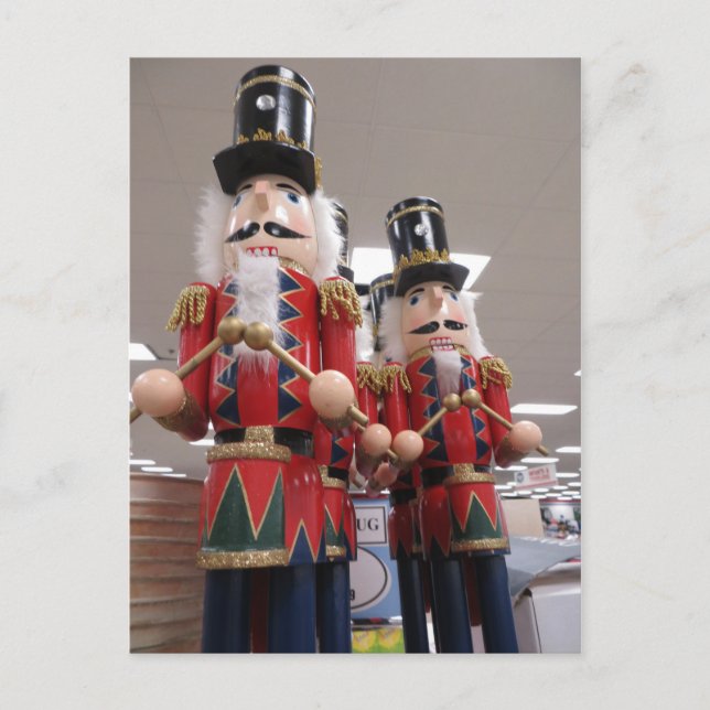 Nutcracker Drummers Postcard (Front)
