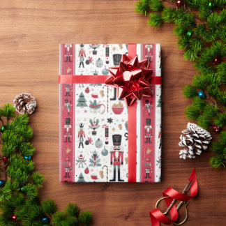 Nutcracker Elegance: Festive Gift Wrapping Paper