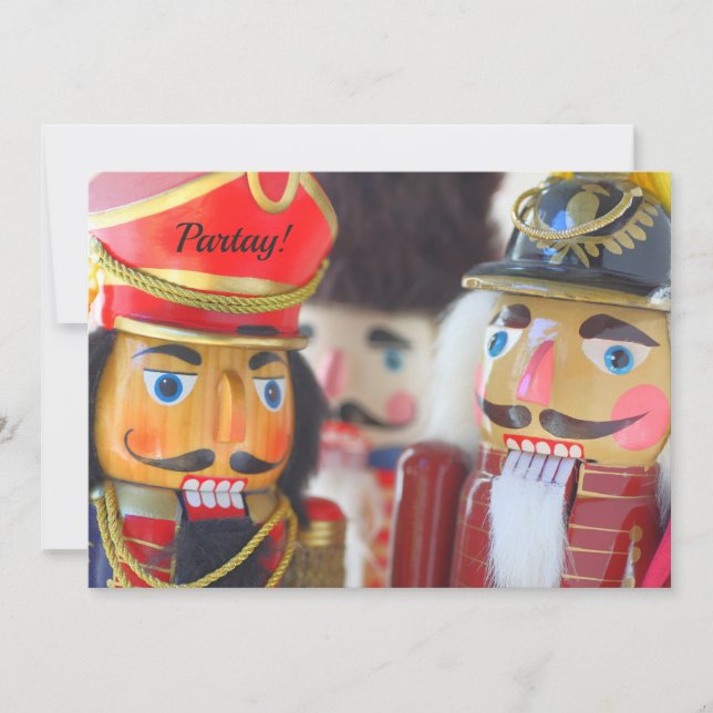 Nutcracker figures invitation (Front)