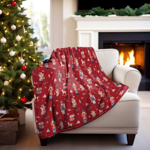 Nutcracker Fleece Blanket