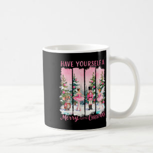 Nutcracker Friends Snow Globe Nk Coquette Bow Chri Coffee Mug