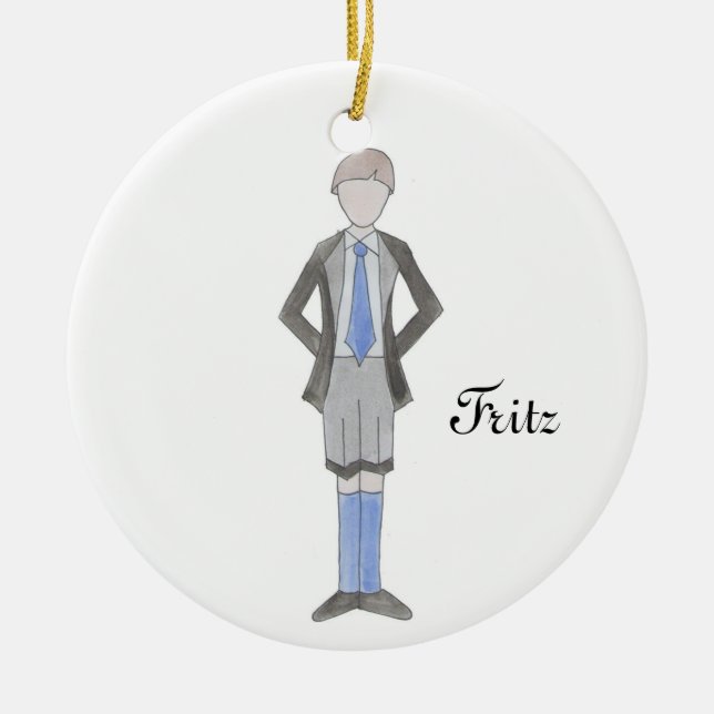 Nutcracker Fritz Keepsake Ornament (Front)