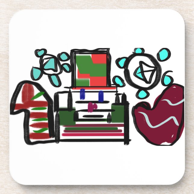 Nutcracker fun  beverage coaster (Front)