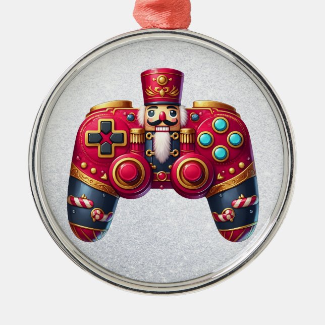Nutcracker Game Controller Ornament (Front)