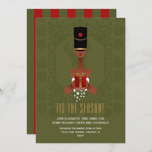 Nutcracker Gift Christmas Holiday Party Invitation