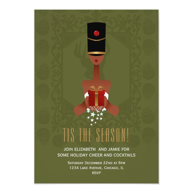 Nutcracker Gift Christmas Holiday Party Invitation