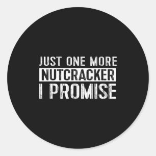 Nutcracker Gift Nutcracker Christmas Holiday Classic Round Sticker