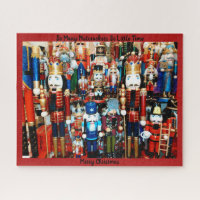 Nutcracker Hidden NAME Custom Christmas Gift Jigsaw Puzzle