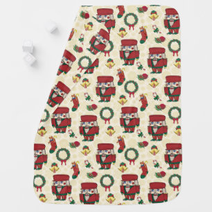 Nutcracker Holiday Christmas Baby Blanket
