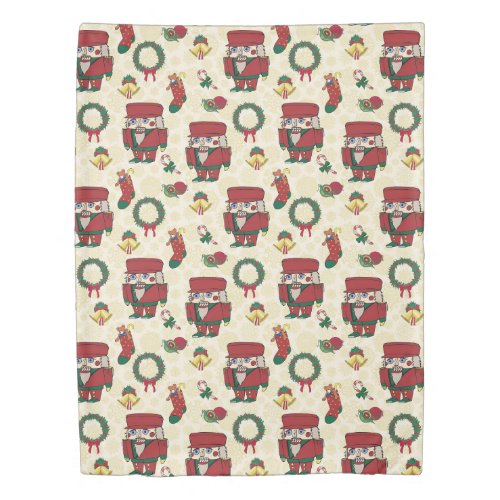 Nutcracker Holiday Christmas Duvet Cover