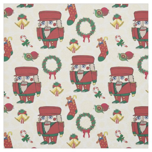 Nutcracker Holiday Christmas Fabric